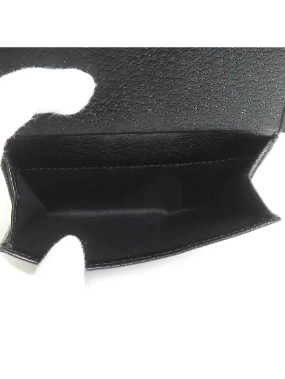 Auth Gucci Bifold Wallet Black #280386G17B